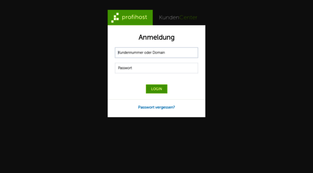 kundenlogin.profihost.com