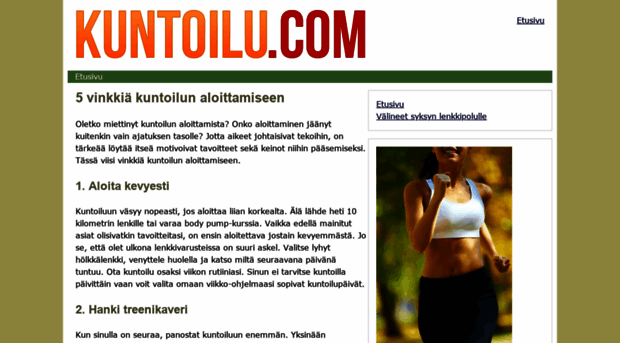 kuntoilu.com