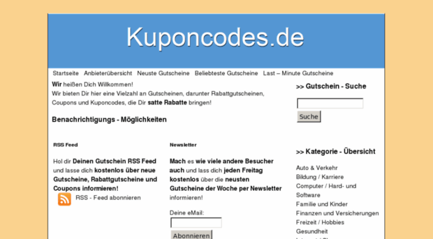 kuponcodes.de