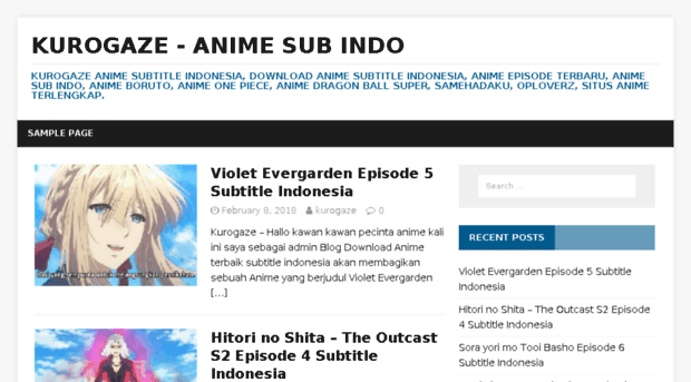 web download anime sub indo
