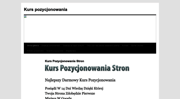 kurspozycjonowaniastron.pl