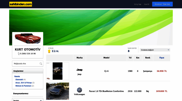 kurtotomotiv.sahibinden.com