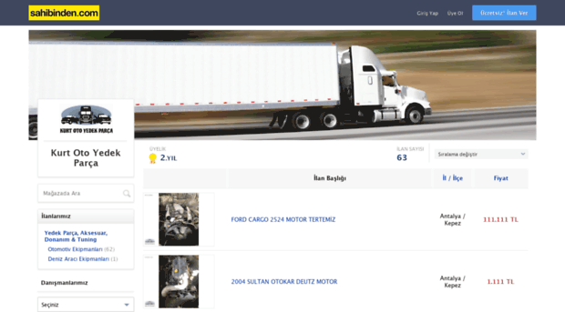 kurtotoyedekparca.sahibinden.com