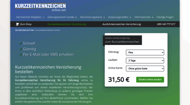 kurzzeitkennzeichen-online.net