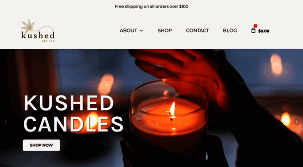 kushedcandles.com