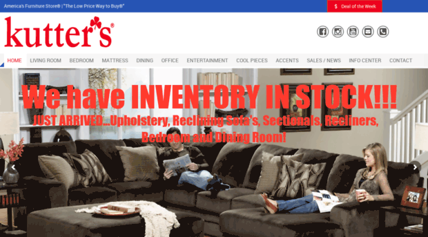 kuttersfurniturestore.com