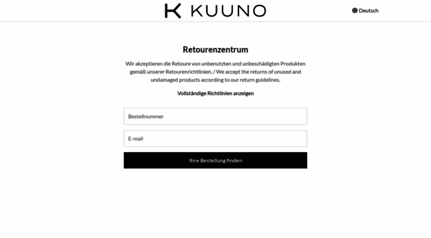 kuuno.returnscenter.com