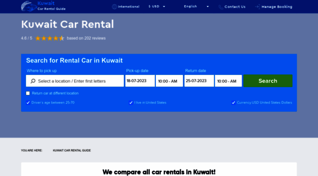 kuwaitcarrental.net