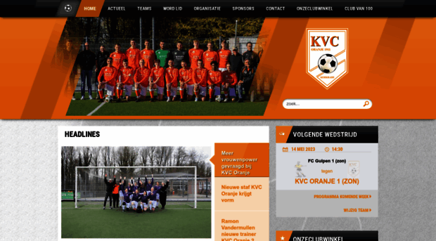 kvc-oranje.nl