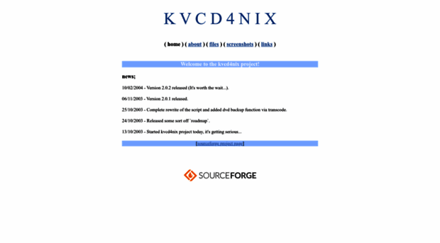 kvcd4nix.sf.net