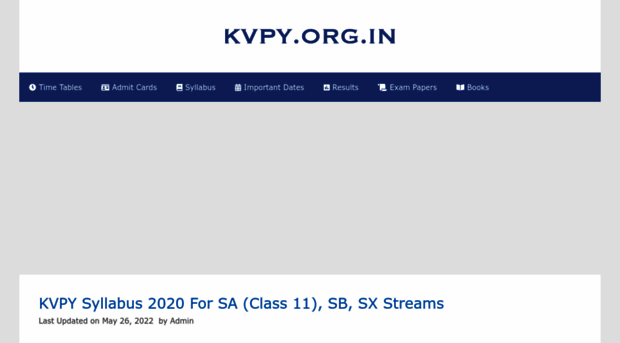 kvpy.org.in