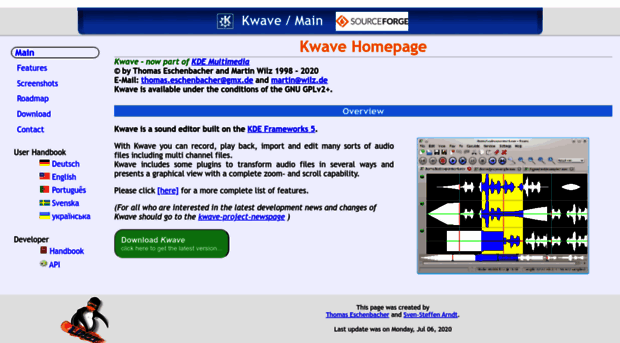 kwave.sourceforge.net