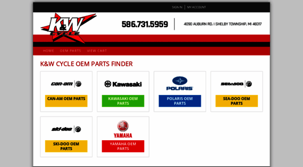 kwcycle.dealerspikeparts.com