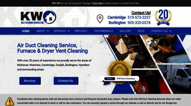 kwductcleaning.com