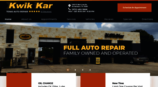 kwikkareastrichardson.com
