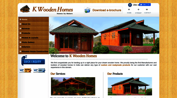 kwoodenhomes.com