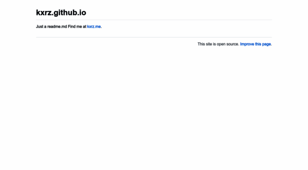 kxrz.github.io