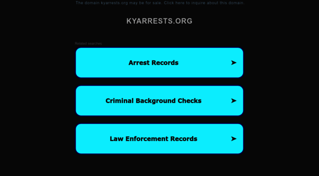 kyarrests.org