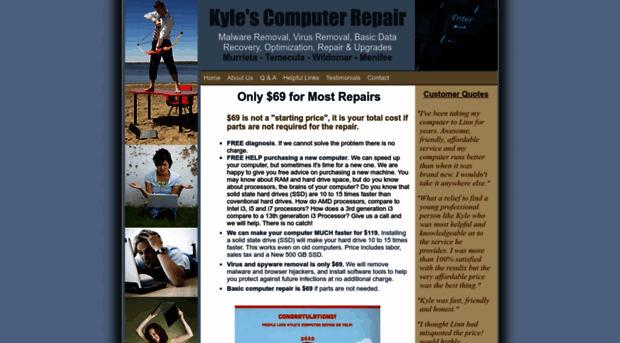 kylescomputerrepair.com