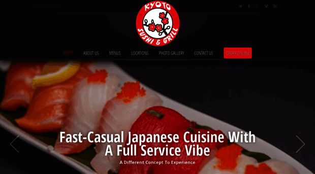 kyotosushiandgrill.net