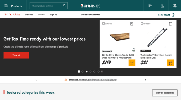 L.bunnings.com.au - Australia DIY, Garden & Hardwa... - L Bunnings