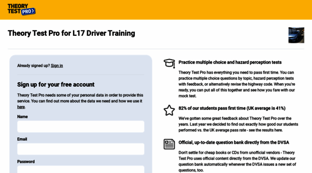 l17training.theorytestpro.co.uk