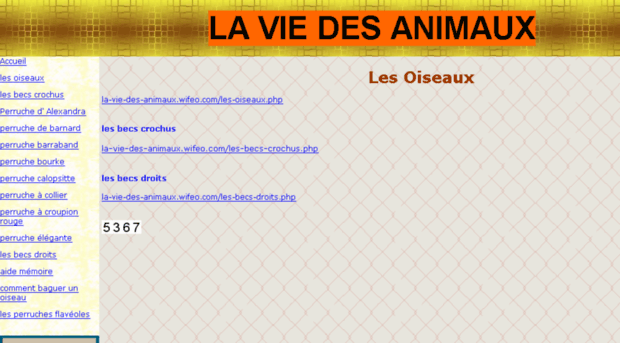 la-vie-des-animaux.wifeo.com