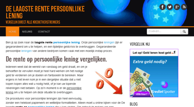 laagsterentepersoonlijkelening.nl