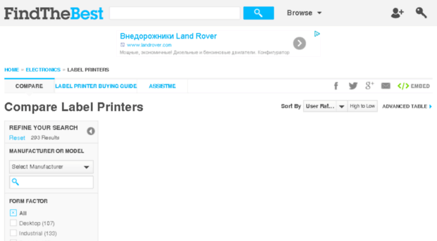 label-printers.findthebest.com