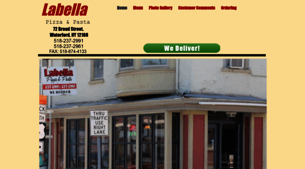 labellapizzaofwaterfordnewyork.com