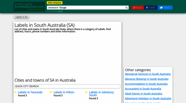labels-sa.australia2business.com