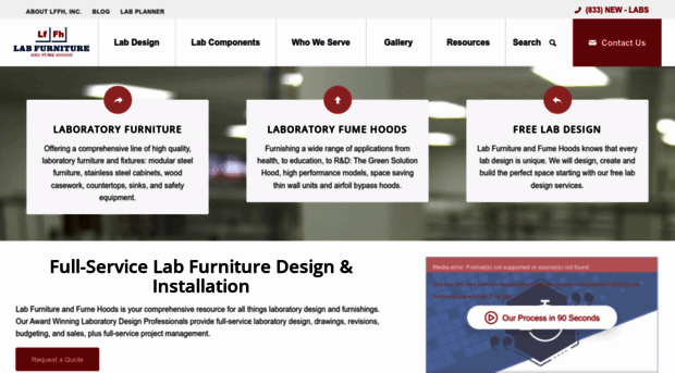 labfurnitureandfumehoods.com