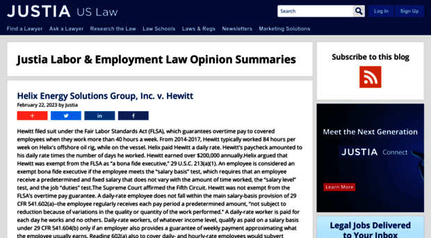 laboremploymentlawopinions.justia.com