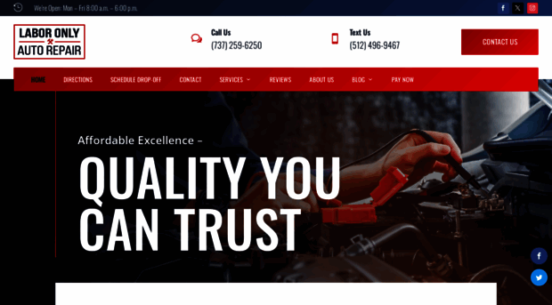 laboronlyautorepairhutto.com