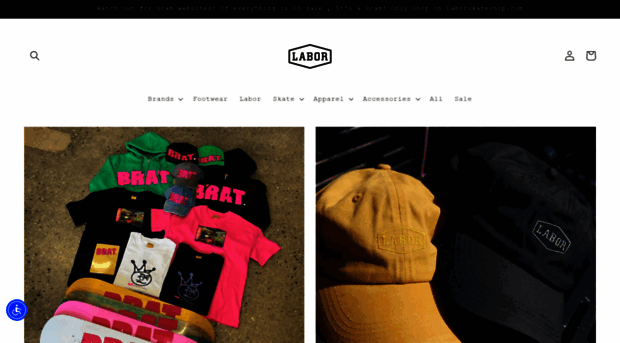 laborskateshop.com