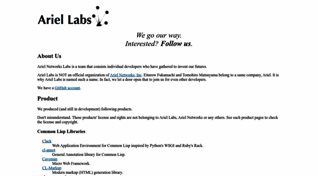 labs.ariel-networks.com