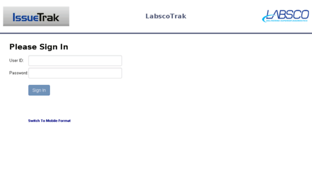 labsco.issuetrak.com