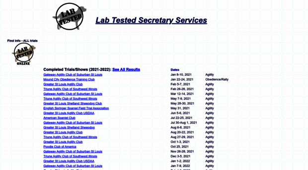 labtestedsecretary.com