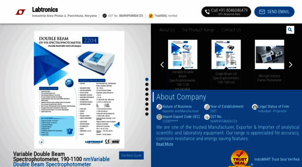 labtronicsspectrophotometers.com