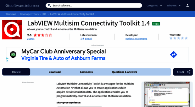 labview-multisim-connectivity-toolkit.software.informer.com