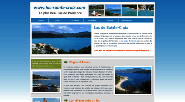 lac-sainte-croix.com