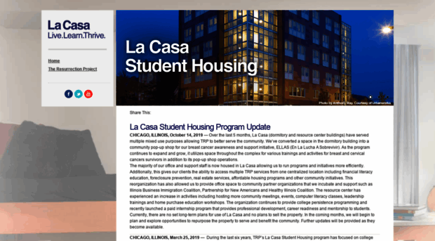 lacasastudenthousing.org