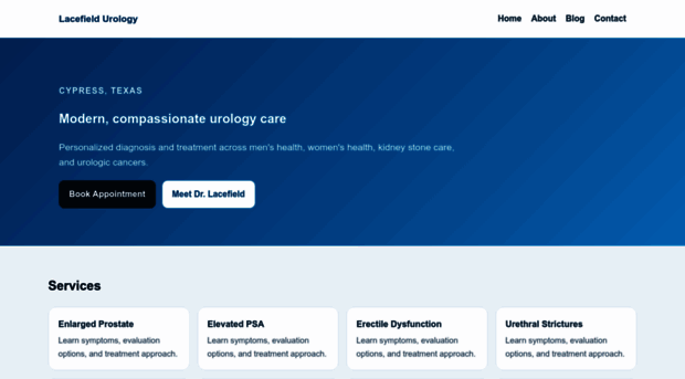 lacefieldurology.com