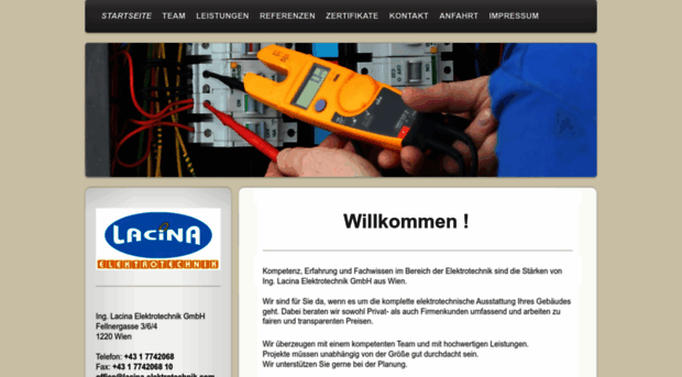 lacina-elektrotechnik.com