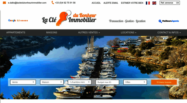 lacledubonheurimmobilier.com