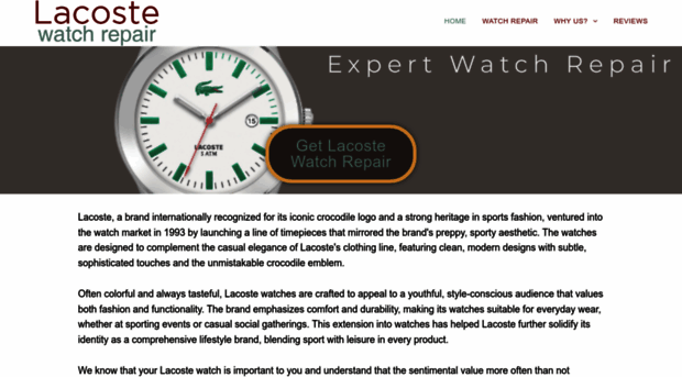 lacostewatchrepair.com