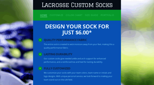 lacrossecustomsocks.com