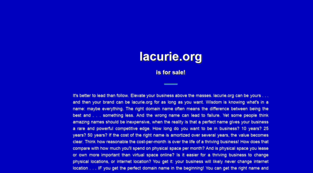 lacurie.org