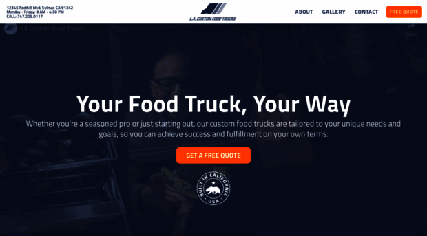 lacustomfoodtrucks.com