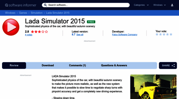 lada-simulator-2015.software.informer.com